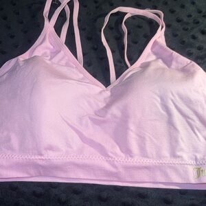 Juicy bra pink removable pads sz Large. Cute!!
